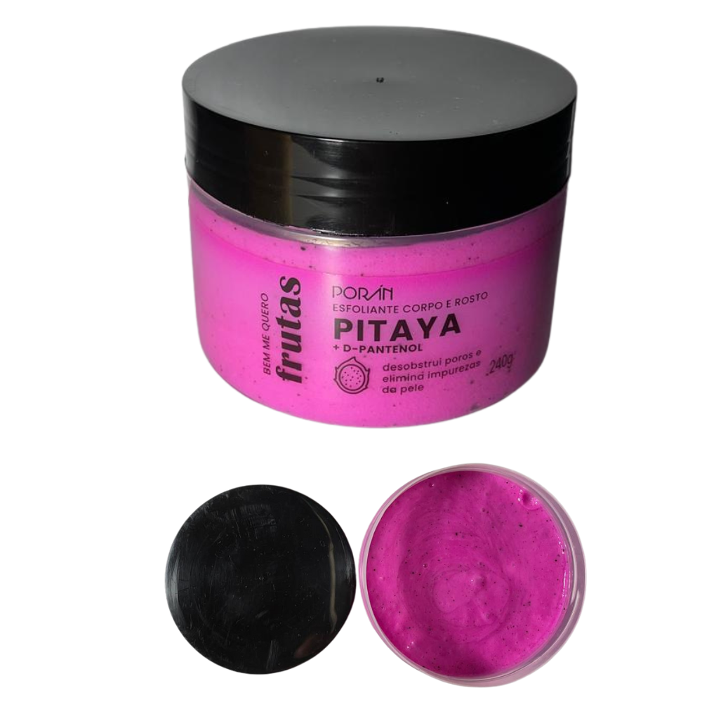 Esfoliante Corpo e Rosto Porán Linha Bem Me Quero – Vegano e Nutritivo