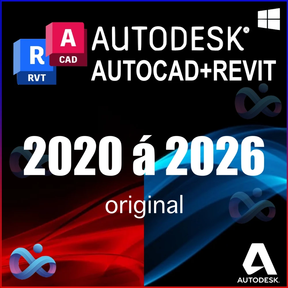 Autocad + Revit para windows - original