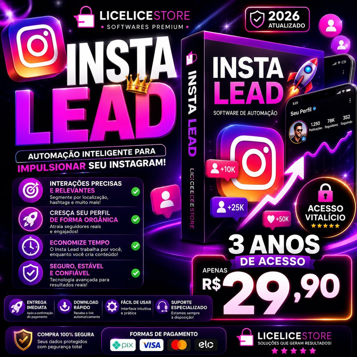 Insta Lead|  2026 | Extrator