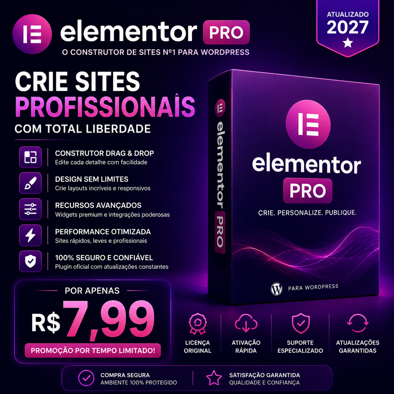 Elementor Pro 2026 Original